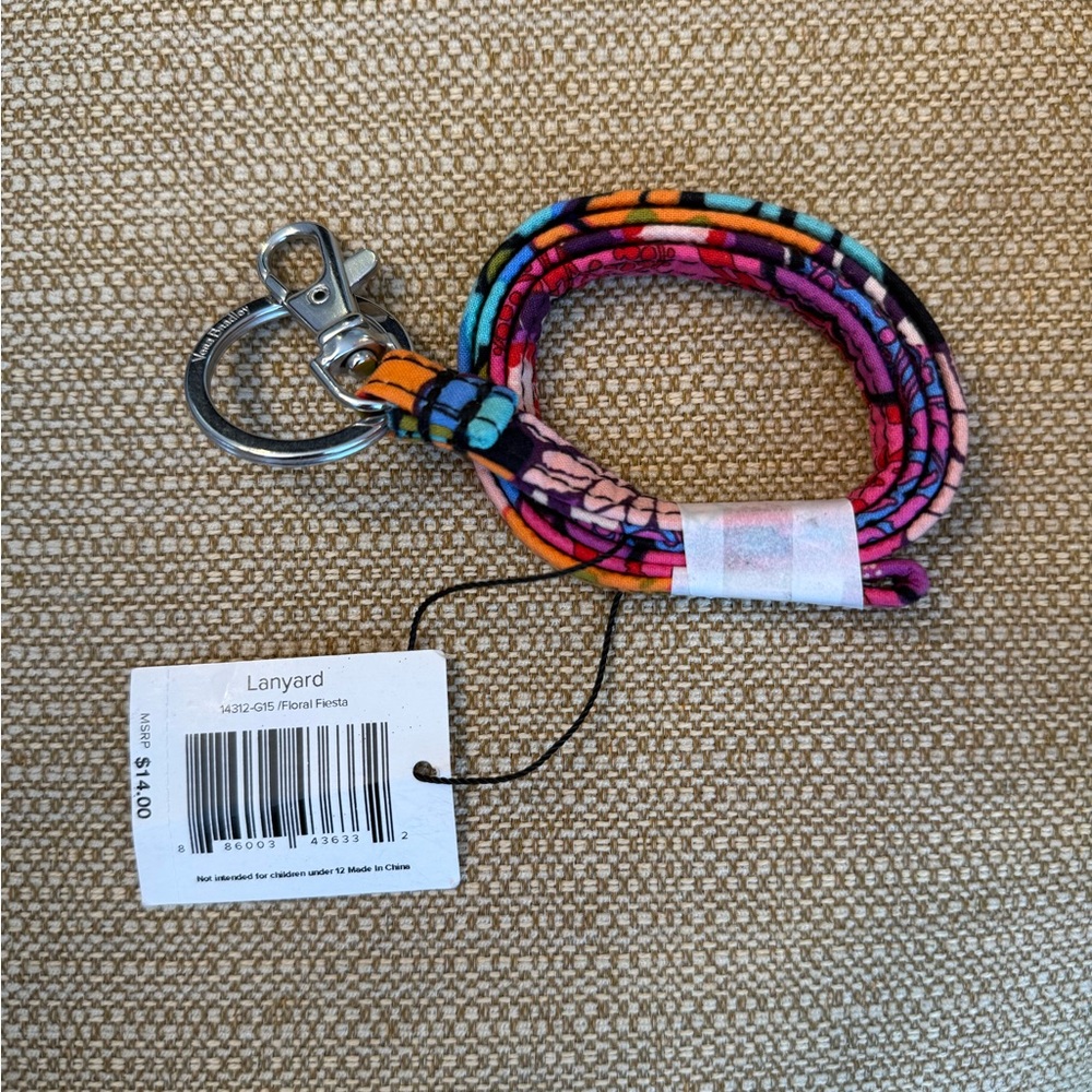 Vera Bradley Fiesta Multicolor Lanyard